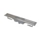 Alcadrain Douchegoten - Caniveau de douche 950 mm, avec rebord pour grille perforée, inox APZ1001-950