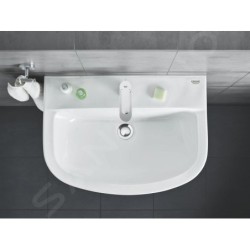 Grohe Bau Ceramic - Lavabo 609x442 mm, avec un trou pour mitigeur, blanc alpin 39421000