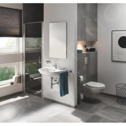 Grohe Bau Ceramic - Lavabo 609x442 mm, avec un trou pour mitigeur, blanc alpin 39421000