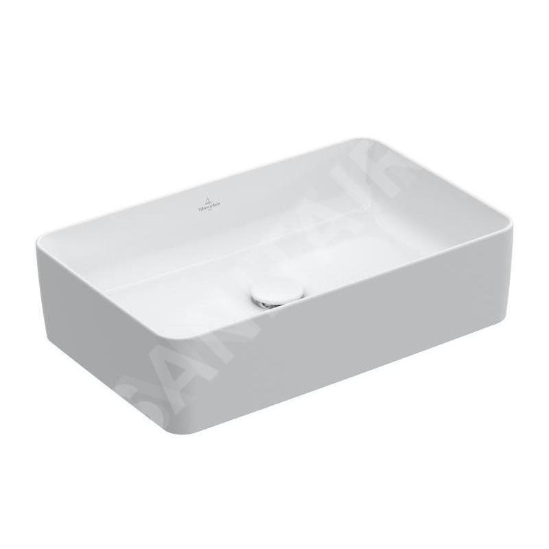 Villeroy & Boch Collaro - Vasque, 560x360 mm, CeramicPlus, blanc alpin 4A2056R1 Villeroy & Boch Collaro - Vasque, 560x360 mm, CeramicPlus, blanc alpin 4A2056R1