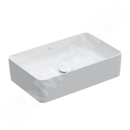 Villeroy & Boch Collaro - Vasque, 560x360 mm, CeramicPlus, blanc alpin 4A2056R1