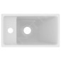 Ideal Standard Tempo - Lave-mains 370x210 mm, sans trop-plein, 1 trou de robinetterie à gauche, blanc E211301