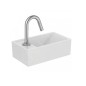 Ideal Standard Tempo - Lave-mains 370x210 mm, sans trop-plein, 1 trou de robinetterie à gauche, blanc E211301