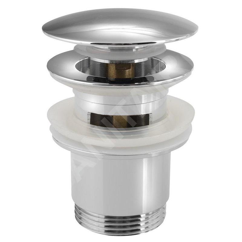 Sapho Garnitures de vidage - Bonde refermable pour lavabo, ClickClack, garniture de vidage grande, chrome CV1007 Sapho Garnitures de vidage - Bonde refermable pour lavabo, ClickClack, garniture de vidage grande, chrome CV1007
