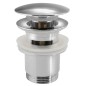 Sapho Garnitures de vidage - Bonde refermable pour lavabo, ClickClack, garniture de vidage grande, chrome CV1007 Sapho Garnitures de vidage - Bonde refermable pour lavabo, ClickClack, garniture de vidage grande, chrome CV1007