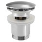 Sapho Garnitures de vidage - Bonde refermable pour lavabo, ClickClack, garniture de vidage grande, chrome CV1007 Sapho Garnitures de vidage - Bonde refermable pour lavabo, ClickClack, garniture de vidage grande, chrome CV1007