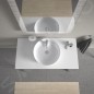 Duravit Cape Cod - Vasque sans trop-plein, diamètre 480 mm, avec îlot de robinetterie, blanc 2328480000 Duravit Cape Cod - Vasque sans trop-plein, diamètre 480 mm, avec îlot de robinetterie, blanc 2328480000