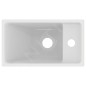 Ideal Standard Tempo - Lave-mains 370x210 mm, sans trop-plein, 1 trou de robinetterie à droite, blanc E211201