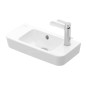 Villeroy & Boch O.novo - Lave-mains Compact 500x250 mm, avec trop-plein, avec 1 trou de  robinetterie à droite, blanc alpin