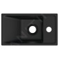 Ideal Standard Tempo - Lave-mains 370x210 mm, sans trop-plein, trou pour robinetterie à droite, noir E2112V3