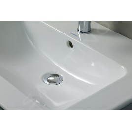 Duravit ME by Starck - Meuble-lavabo 830x490 mm, avec un trou pour robinet, blanc alpin 2336830000
