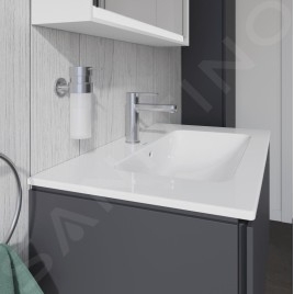 Duravit ME by Starck - Meuble-lavabo 830x490 mm, avec un trou pour robinet, blanc alpin 2336830000