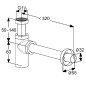 Kludi Siphons - Siphon design chrome 1002005-00 Kludi Siphons - Siphon design chrome 1002005-00