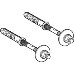 Geberit Accessoires - Elément de fixation pour lavabo, 2 pcs 500.121.00.1