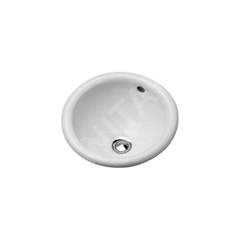 Duravit Architec - Lavabo sans trou, avec trop-plein Bali, diamètre 335 mm, blanc - lavabo 0473340031 Duravit Architec - Lavabo sans trou, avec trop-plein Bali, diamètre 335 mm, blanc - lavabo 0473340031