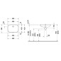 Duravit D-Code - Vasque à encastrer 560x400 mm, sans trou, blanc alpin 0338560000 Duravit D-Code - Vasque à encastrer 560x400 mm, sans trou, blanc alpin 0338560000