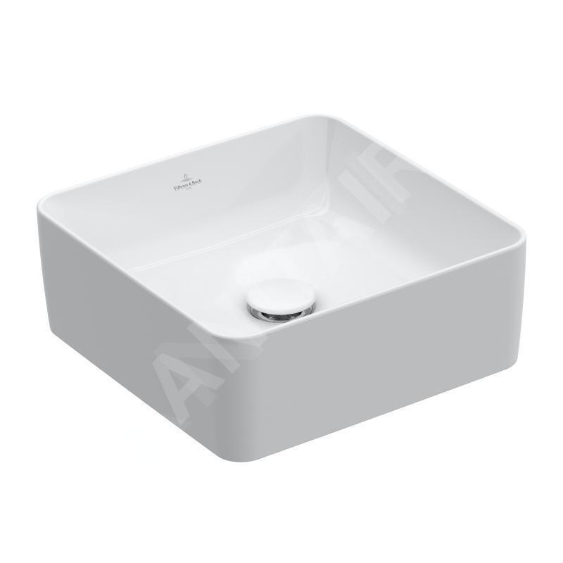 Villeroy & Boch Collaro - Vasque, 380x380 mm, CeramicPlus, Stone White 4A2138RW Villeroy & Boch Collaro - Vasque, 380x380 mm, CeramicPlus, Stone White 4A2138RW