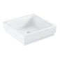 Grohe Cube Ceramic - Lavabo sans trop-plein, 400x400 mm, PureGuard, blanc alpin 3948200H Grohe Cube Ceramic - Lavabo sans trop-plein, 400x400 mm, PureGuard, blanc alpin 3948200H