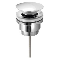 Bruckner Accessoires - Bonde de lavabo 1 1/4, Click Clack, chrome 151.307.1