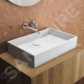 Ideal Standard Extra - Lavabo à poser 600x400 mm, sans trop-plein, blanc T374001