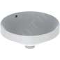 Geberit VariForm - Vasque à encastrer, diamètre 400 mm, avec trop-plein, blanc 500.700.01.2 Geberit VariForm - Vasque à encastrer, diamètre 400 mm, avec trop-plein, blanc 500.700.01.2