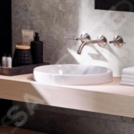 Geberit VariForm - Vasque à encastrer, diamètre 400 mm, avec trop-plein, blanc 500.700.01.2