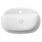 Sapho Isvea - Lavabo à poser 60x40 cm, trou pour robinet, blanc 10NF65060 Sapho Isvea - Lavabo à poser 60x40 cm, trou pour robinet, blanc 10NF65060
