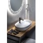 Sapho Isvea - Lavabo à poser 60x40 cm, trou pour robinet, blanc 10NF65060 Sapho Isvea - Lavabo à poser 60x40 cm, trou pour robinet, blanc 10NF65060