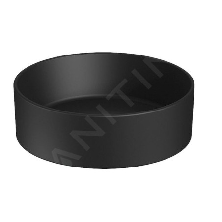 Jika Cubito Pure - Vasque à poser, diamètre 40 cm, sans trop-plein, noir mat H8184207161121