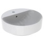 Geberit VariForm - Vasque, diamètre 450 mm, avec trop-plein, trou pour robinetterie, blanc 500.769.01.2 Geberit VariForm - Vasque, diamètre 450 mm, avec trop-plein, trou pour robinetterie, blanc 500.769.01.2