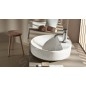 Geberit VariForm - Vasque, diamètre 450 mm, avec trop-plein, trou pour robinetterie, blanc 500.769.01.2 Geberit VariForm - Vasque, diamètre 450 mm, avec trop-plein, trou pour robinetterie, blanc 500.769.01.2