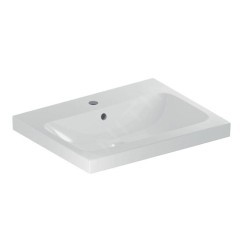 Geberit iCon - Lavabo 600x480x160 mm, avec trop-plein, avec trou pour robinetterie, blanc 501.834.00.1