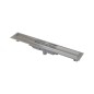 Alcadrain Douchegoten - Caniveau de douche 950 mm, avec rebord pour grille perforée, inox APZ1101-950