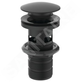 Ideal Standard Accessoires - Bonde Click-Clack, noir E1482XG