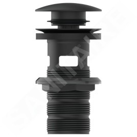 Ideal Standard Accessoires - Bonde Click-Clack, noir E1482XG