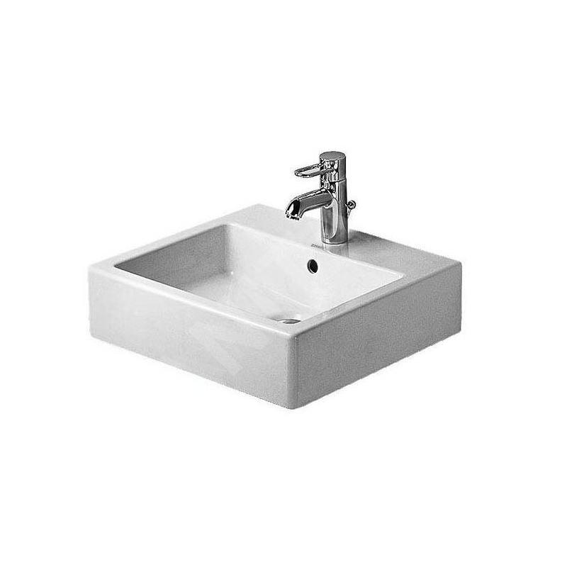 Duravit Vero - Lavabo 500x470 mm, avec un trou pour robinetterie, blanc alpin 0454500000 Duravit Vero - Lavabo 500x470 mm, avec un trou pour robinetterie, blanc alpin 0454500000