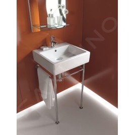 Duravit Vero - Lavabo 500x470 mm, avec un trou pour robinetterie, blanc alpin 0454500000