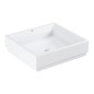 Grohe Cube Ceramic - Lavabo sans trop-plein, 500x470 mm, PureGuard, blanc alpin 3948100H Grohe Cube Ceramic - Lavabo sans trop-plein, 500x470 mm, PureGuard, blanc alpin 3948100H