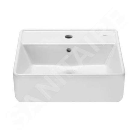 Roca The Gap - Vasque 420x390 mm, avec trop-plein, trou pour robinetterie, blanc A3270MM000