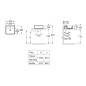 Roca The Gap - Vasque 420x390 mm, avec trop-plein, trou pour robinetterie, blanc A3270MM000 Roca The Gap - Vasque 420x390 mm, avec trop-plein, trou pour robinetterie, blanc A3270MM000