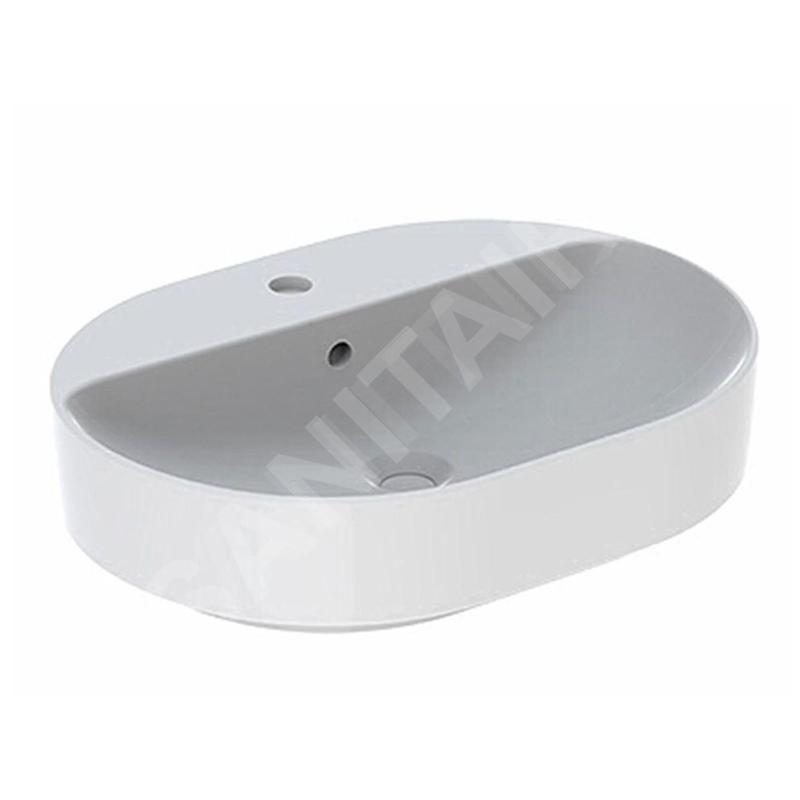 Geberit VariForm - Vasque 500x480 mm, avec trop-plein, trou pour robinetterie, blanc 500.775.01.2 Geberit VariForm - Vasque 500x480 mm, avec trop-plein, trou pour robinetterie, blanc 500.775.01.2