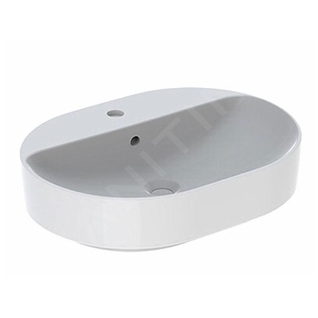 Geberit VariForm - Vasque 500x480 mm, avec trop-plein, trou pour robinetterie, blanc 500.775.01.2