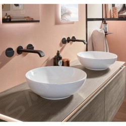 Villeroy & Boch Loop&Friends - Vasque, diamètre 380 mm, avec trop-plein, CeramicPlus, blanc alpin 4A4500R1