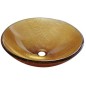Sapho Beauty - Vasque en verre SUN, diamètre 420 mm, miel 2501-03 Sapho Beauty - Vasque en verre SUN, diamètre 420 mm, miel 2501-03