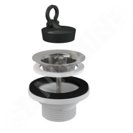 Alcadrain Accessoires - Garniture de vidage 5/4", grille en inox A31
