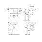 Villeroy & Boch Avento - Lavabo Compact 550x370 mm, avec trop-plein, un trou de robinetterie, CeramicPlus, blanc alpin 4A0055R1 Villeroy & Boch Avento - Lavabo Compact 550x370 mm, avec trop-plein, un trou de robinetterie, CeramicPlus, blanc alpin 4A0055R1