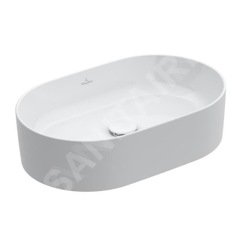 Villeroy & Boch Collaro - Vasque, 560x360 mm, CeramicPlus, Stone White 4A1956RW Villeroy & Boch Collaro - Vasque, 560x360 mm, CeramicPlus, Stone White 4A1956RW