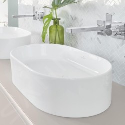 Villeroy & Boch Collaro - Vasque, 560x360 mm, CeramicPlus, Stone White 4A1956RW