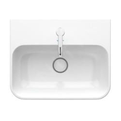 Duravit Happy D.2 Plus - Vasque 500x400 mm, avec un trou pour robinet, blanc alpin 2360500000