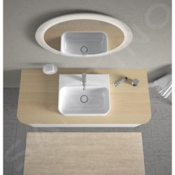 Duravit Happy D.2 Plus - Vasque 500x400 mm, avec un trou pour robinet, blanc alpin 2360500000